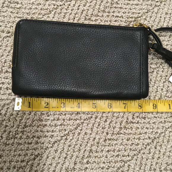 NWT - Black Leather HOBO Wristlet - Picture 3 of 8